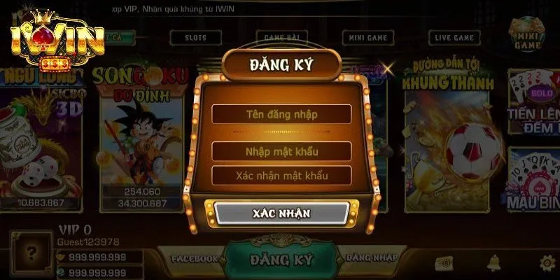 Sơ lược đăng ký IWIN